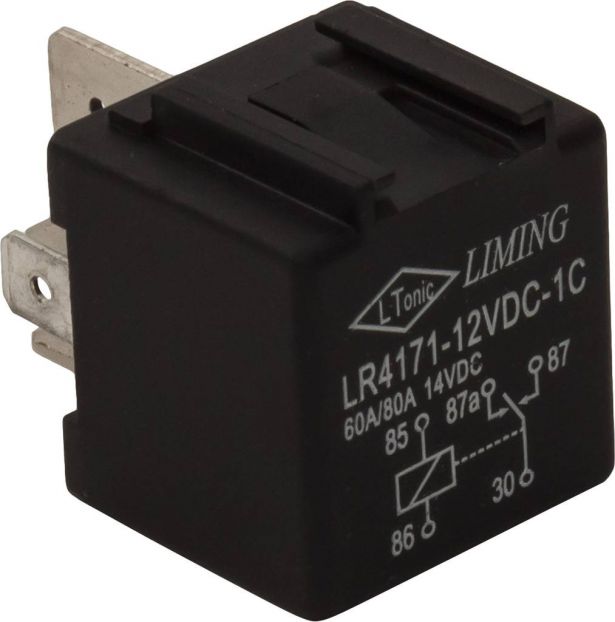 Control Relay - 14V 60/80A, 150cc to 400cc, ATV, 300cc, 2x4, 4x4 and 4x4 IRS