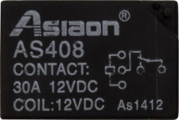 Relay - 4WD Relay, 150cc to 600cc, ATV, 300cc, 2x4, 4x4 and 4x4 IRS, AS408