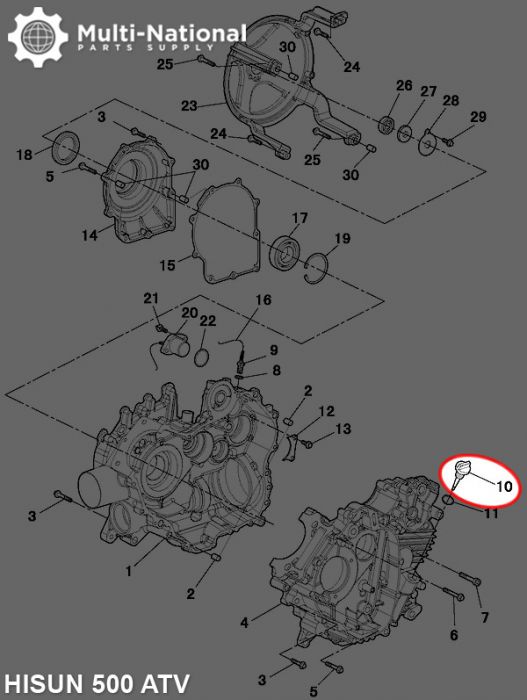 Dip Stick - Oil, Hisun, 500-700cc, ATV, UTV