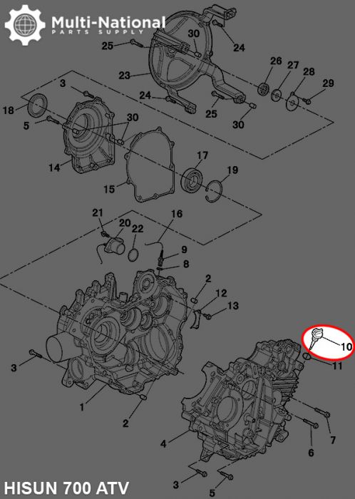 Dip Stick - Oil, Hisun, 500-700cc, ATV, UTV