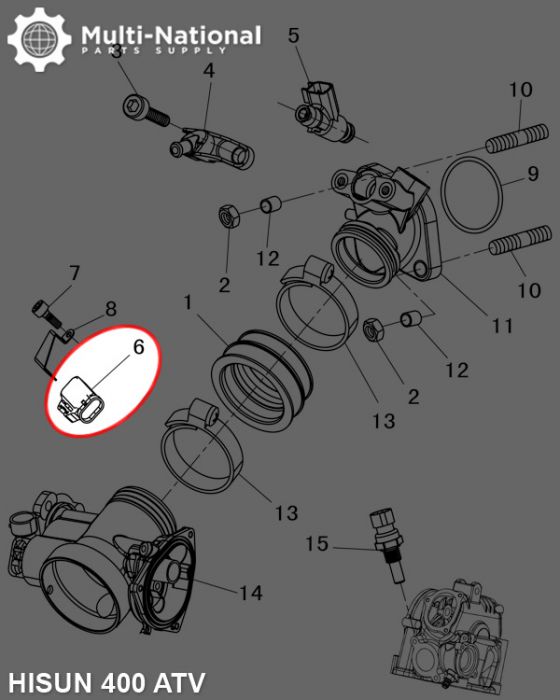 Intake Sensor - ATV/UTV, Hisun, 400-800cc