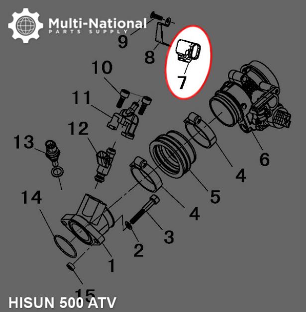 Intake Sensor - ATV/UTV, Hisun, 400-800cc