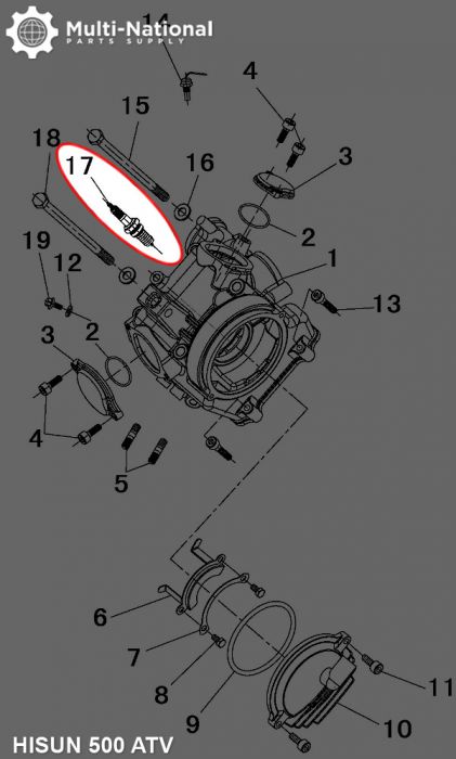 Spark Plug - Hisun, 400-500cc, ATV, UTV