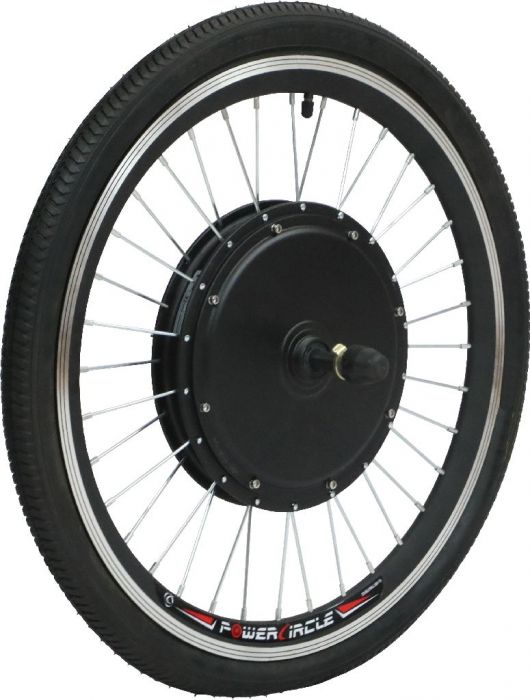 Bicycle Rim and Tire Set - 750W, 48V Hub, 22x1.75 Tire