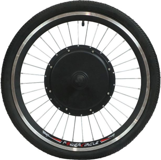 Bicycle Rim and Tire Set - 750W, 48V Hub, 22x1.75 Tire