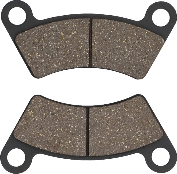 Brake Pads - Rear, 150cc to 400cc, ATV, 300cc, 2x4, 4x4 and 4x4 IRS (2pcs), Buyang, Feishen