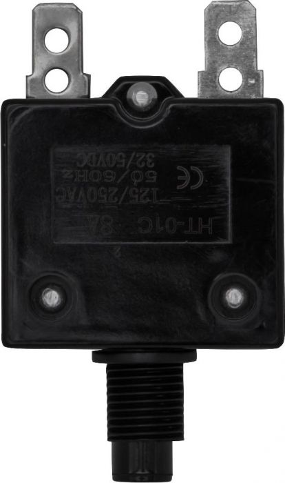 Circuit Breaker - Push Button, 8A, HT-01C, 125/250VAC, 32/50VDC