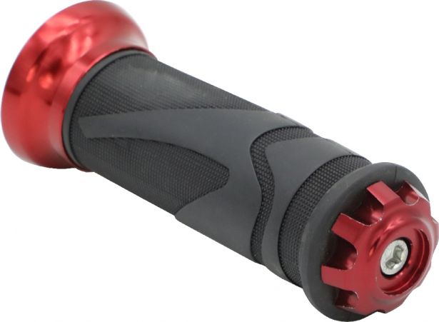 Hand Throttle - Twist Grip, Scooter, Red (Set)