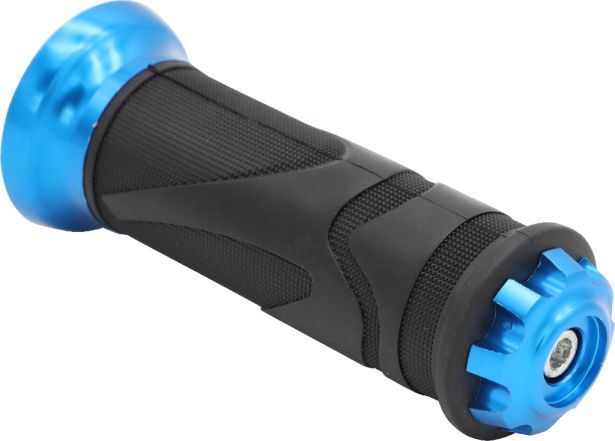 Hand Throttle - Twist Grip, Scooter, Blue (Set)