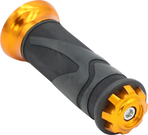 Hand Throttle - Twist Grip, Scooter, Gold (Set)