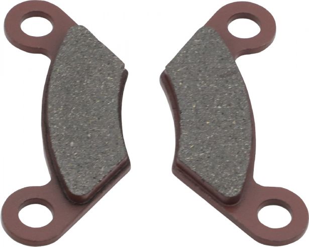 Brake Pads - Front, 150cc to 400cc, ATV, 300cc, 2x4, 4x4 and 4x4 IRS (2pcs), Buyang, Feishen