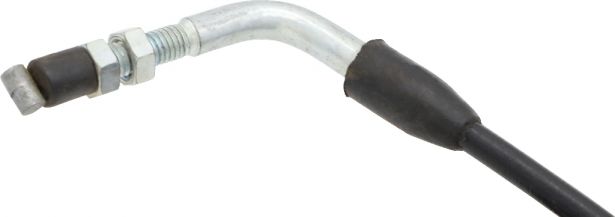 Gear Shift Cable - Bent Connector, M8, 187cm Total Length, 400cc, ATV, Odes