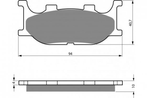 Brake Pads - FA199, 50cc to 250cc