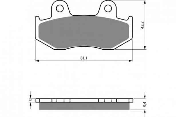 Brake Pads - FA92, FA323, 50cc to 250cc