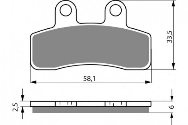 Brake Pads - FA448, 50cc to 250cc