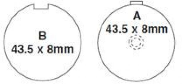 Brake Pads - FA56, 50cc to 250cc