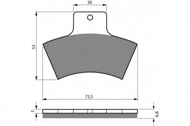 Brake Pads - FA270, 50cc to 250cc