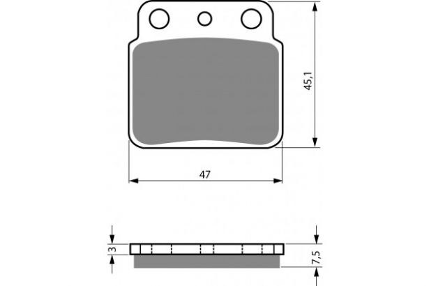 Brake Pads - FA137, 50cc to 250cc