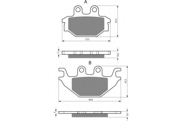 Brake Pads - FA377