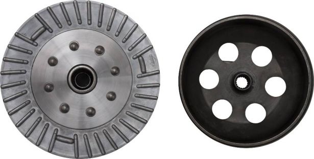 Clutch - Drive Pulley with Clutch Bell, CF250, CH250, 19 Spline