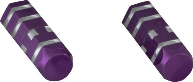 Valve Stem Caps - Purple