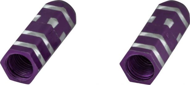 Valve Stem Caps - Purple
