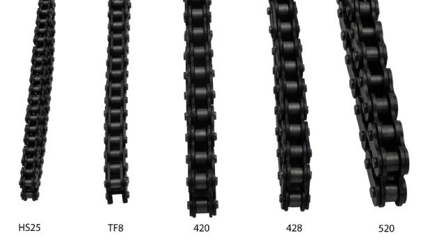 Chain - 100 Link, 25H (HS25) Pocket Bike Chain