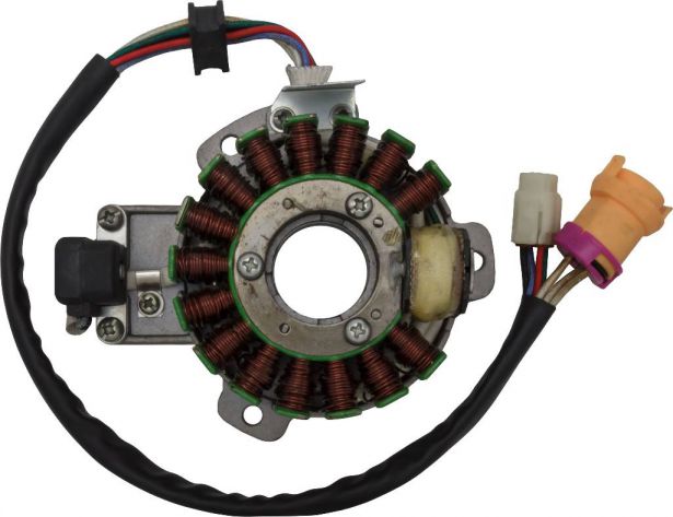 Stator - Magneto Coil, 16G, 7 Wire, 250cc, ATV, Jianshe, Baja