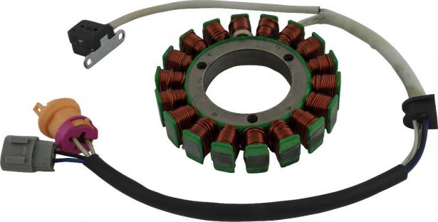 Stator - Magneto Coil, 18G, 5 Wire, 400cc, Jianshe