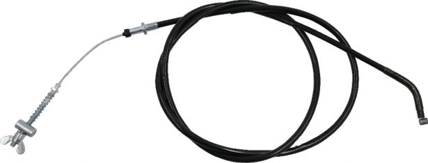 Brake Cable - Rear, 185cm Total Length, 250cc, ATV, Jianshe, Baja