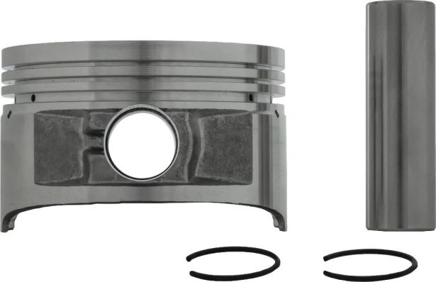 Piston and Ring Set - 150cc, GY6, 61mm, 15mm (9pcs)