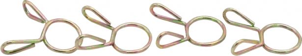 Fuel Line Clamp - 8mm Hose Spring Clamp (4pcs)