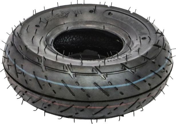 Tire - 10x3.50-4, Pocket Bike, Tubeless, Street Tread