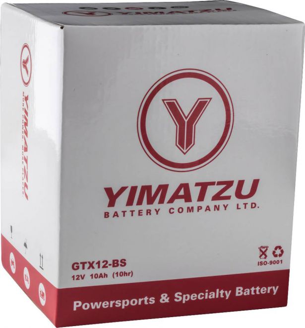 Battery - GTX12-BS Yimatzu, AGM, Maintenance Free