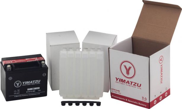 Battery - GTX12-BS Yimatzu, AGM, Maintenance Free