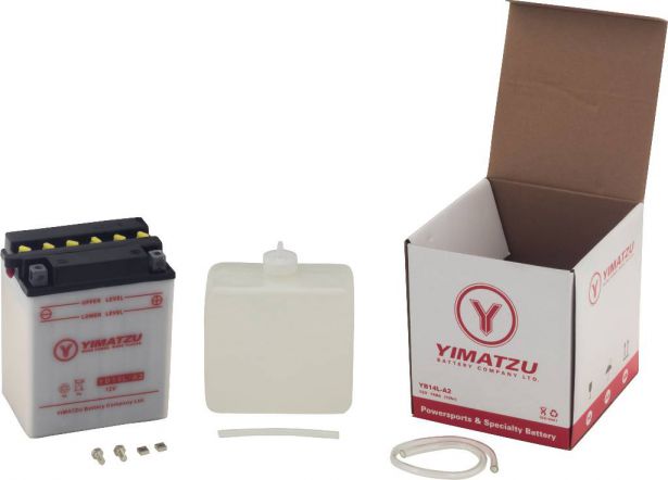 Battery - YB14L-A2 Yimatzu, SLA, Maintenance Free