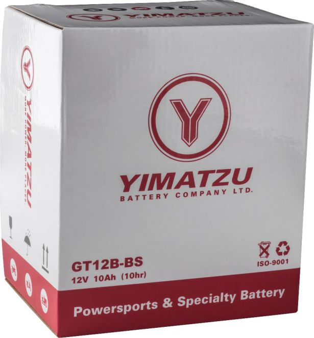 Battery - GTX12B-BS Yimatzu, AGM, Maintenance Free