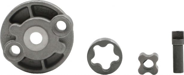 Oil Pump Assembly - 800cc, ATV, Hisun, UTV