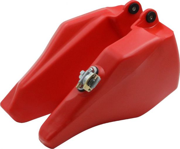 Gas Tank - Yamaha PW80, Dirt Bike, Red