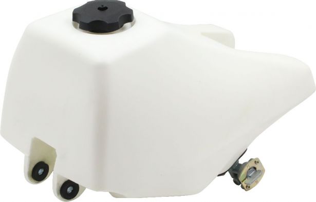 Gas Tank - Yamaha PW80, Dirt Bike, White