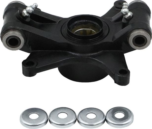 Steering Knuckle - Rear Left Assembly, 700cc, UTV, Hisun