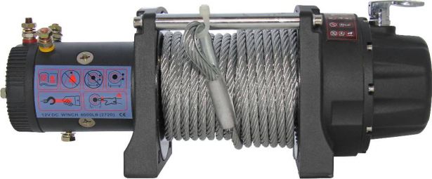 Winch - MNPS 6000lb, 12 Volt, Cabled Switch