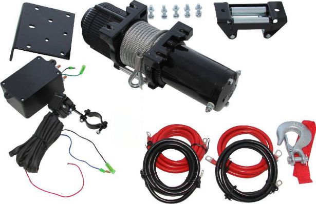 Winch - MNPS 4500lb, 12 Volt, Cabled Switch