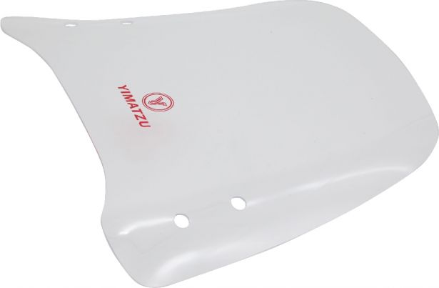 Universal Windshield - Shield & Mounting Hardware, Scooter / E-Bike / Motorcycle