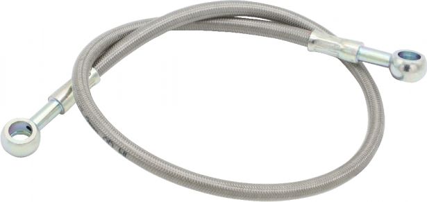 Brake Hose - Steel Braid, CF Moto, Front Brake, 500cc