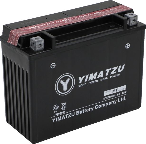 Battery - GTX24HL-BS Yimatzu, AGM, Maintenance Free