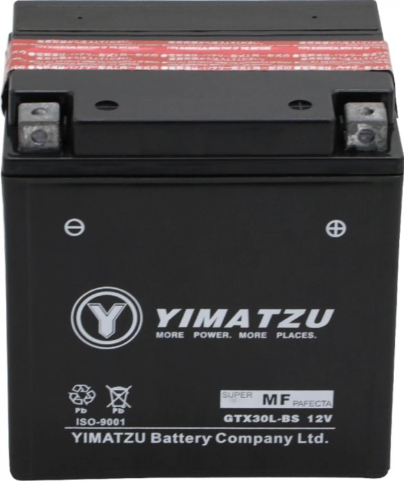 Battery - GTX30L-BS Yimatzu, AGM, Maintenance Free