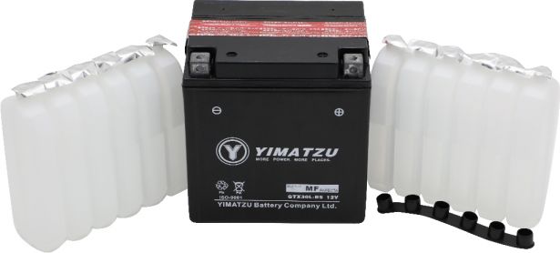 Battery - GTX30L-BS Yimatzu, AGM, Maintenance Free