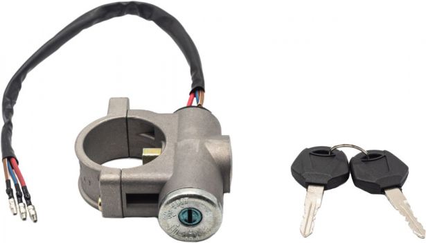 Ignition Key Switch - ATV, Hisun, 500cc, 700cc, 800cc