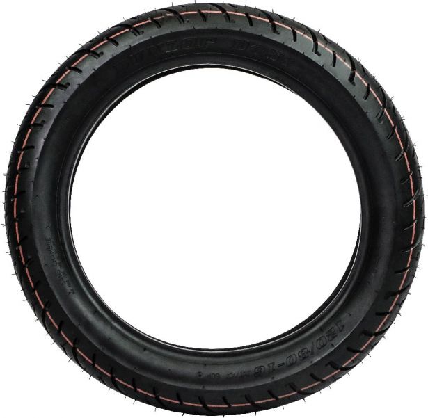 Tire - Dunlop, 120/80-16, Scooter, 6-Ply